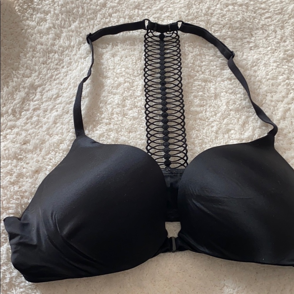 Very Sexy Plunge Push Up racer back bra